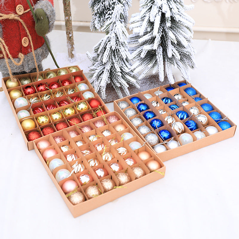 36-Piece Christmas Ornament Set for Colorful Trees