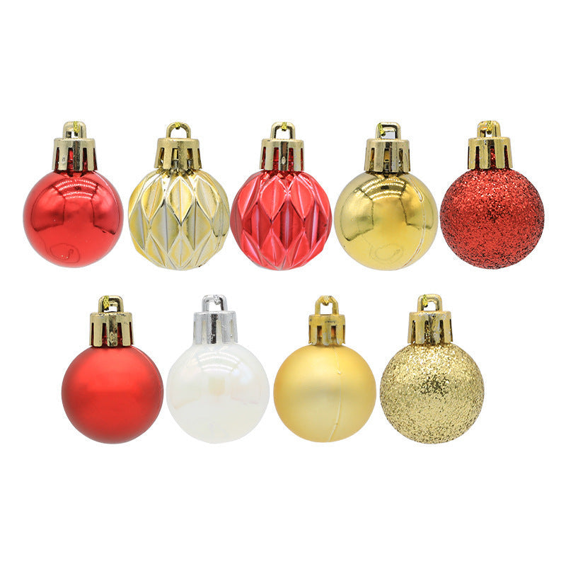 36-Piece Christmas Ornament Set for Colorful Trees