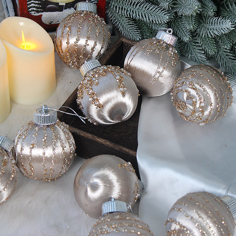 Christmas Baubles 9-Piece Set for a Polished Festive Tree