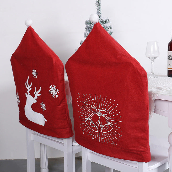 Christmas Chair Cover – Festive Snowman Holiday Décor