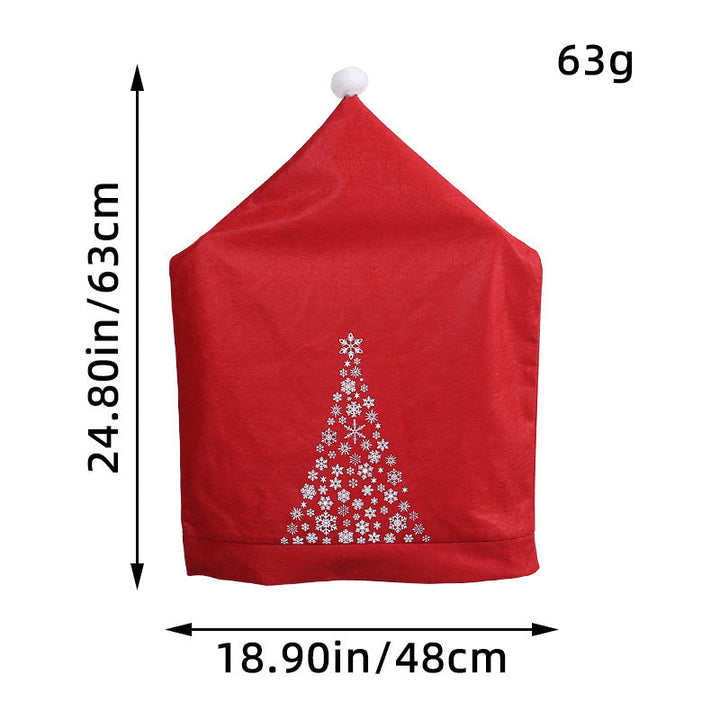 Christmas Chair Cover – Festive Snowman Holiday Décor