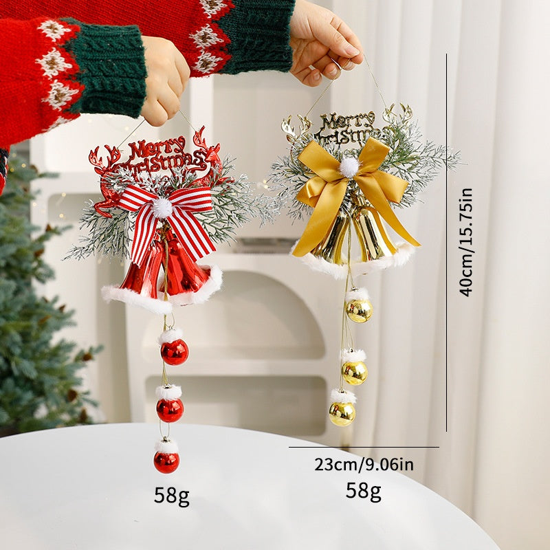 Christmas Bell Ornament for Festive Holiday Tree Decor