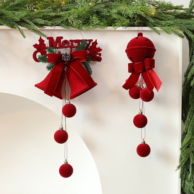 Christmas Bell Plush Ornaments Nordic Holiday Decor