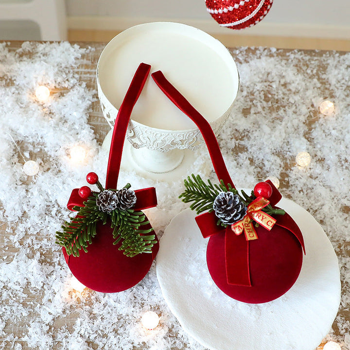 Christmas Bell Plush Ornaments Nordic Holiday Decor