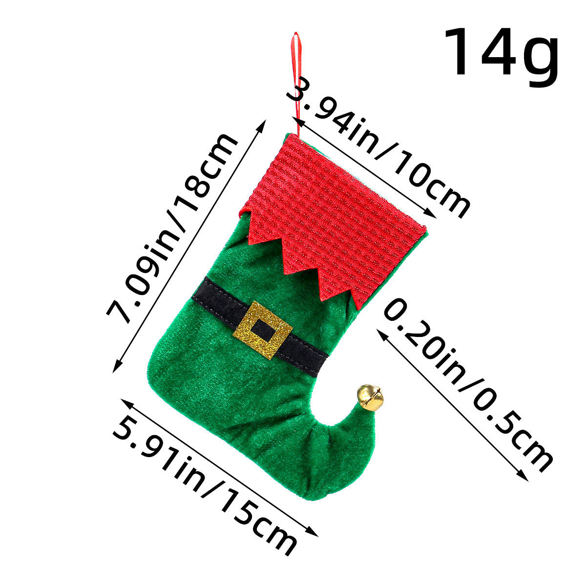 Christmas Stockings With Playful Elf & Santa Style