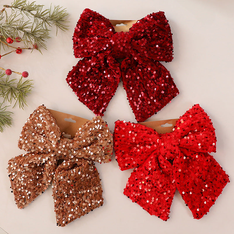 Christmas Butterfly Ornaments – Sparkling Sequin Bows