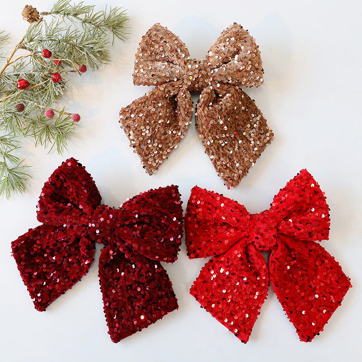 Christmas Butterfly Ornaments – Sparkling Sequin Bows