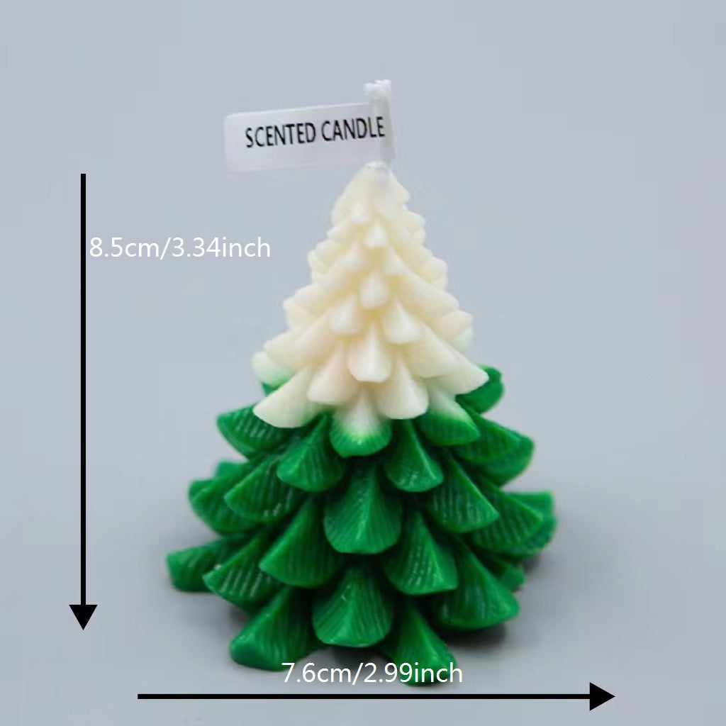 Christmas Tree Scented Candle for Festive Holiday Decor