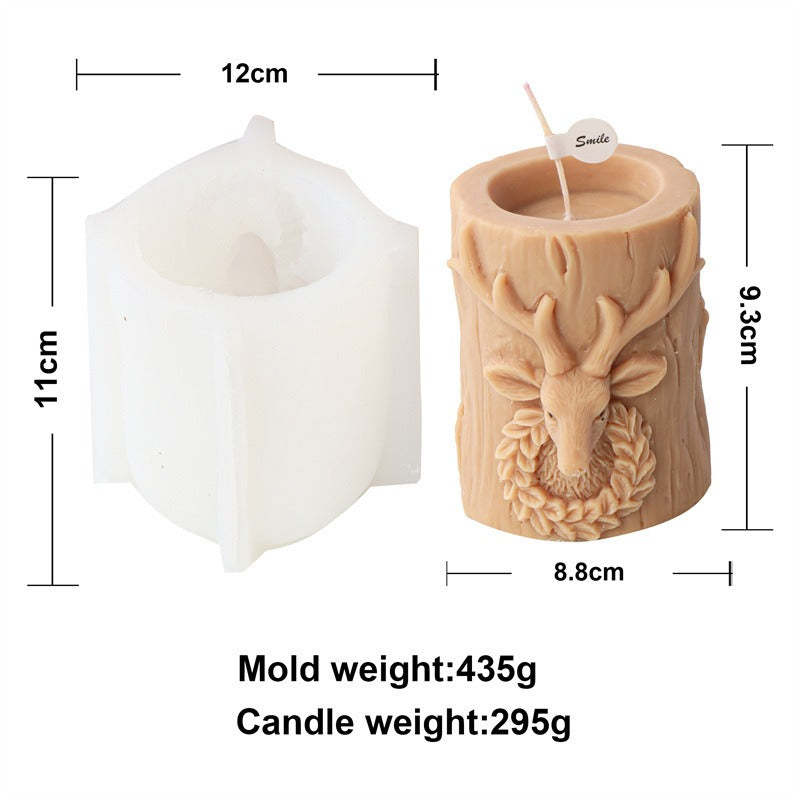 Christmas Candle Molds for Detailed Holiday Gift Making