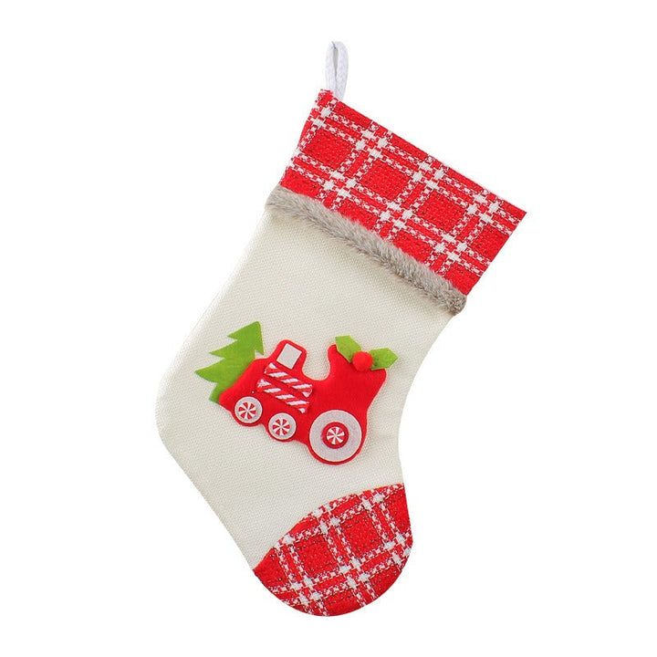 Christmas Train Stocking for Candy and Small Gifts