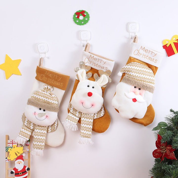 Christmas Stocking Set for Cheerful Holiday Gift Displays