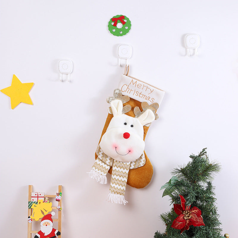 Christmas Stocking Set for Cheerful Holiday Gift Displays