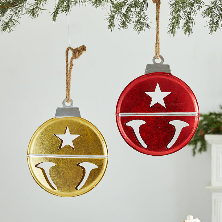Christmas Metal Hanging Ornaments for Festive Charm