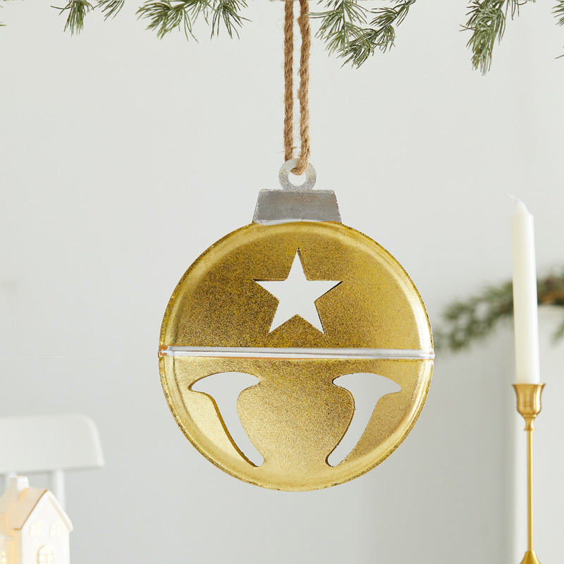 Christmas Metal Hanging Ornaments for Festive Charm
