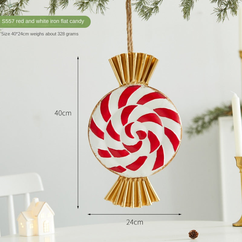 Christmas Metal Hanging Ornaments for Festive Charm