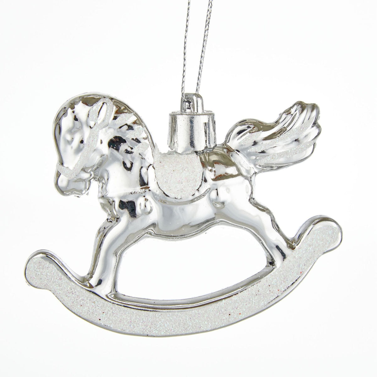 Rocking Horse Christmas Ornaments, Coordinated Set of 3