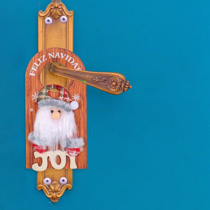 Christmas Door Handle Ornament for Cheerful Holiday Decor