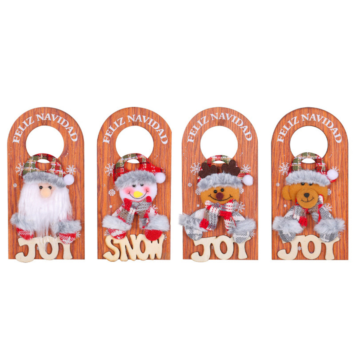 Christmas Door Handle Ornament for Cheerful Holiday Decor