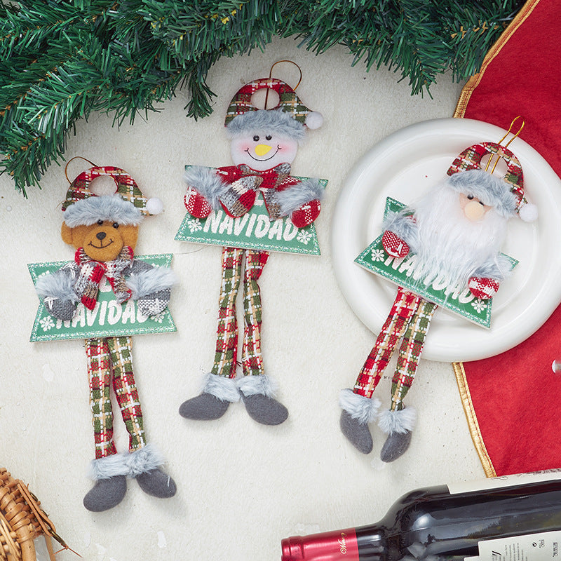 Christmas Character Ornaments Set for Playful Holiday Cheer