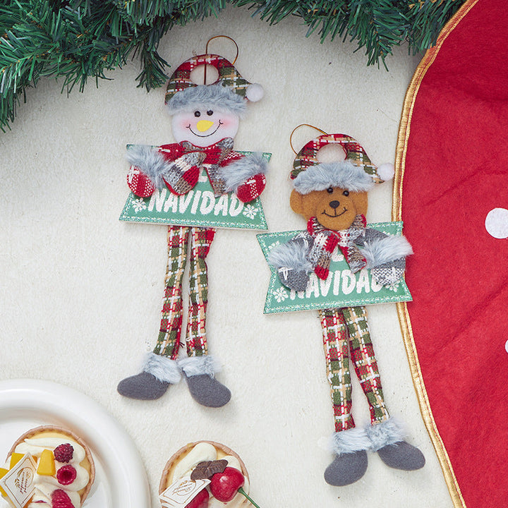 Christmas Character Ornaments Set for Playful Holiday Cheer