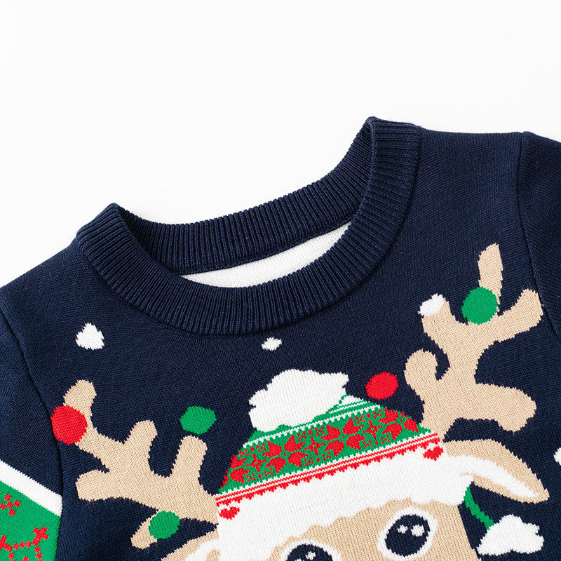 Baby Reindeer Sweater for Cozy Holiday Outfits