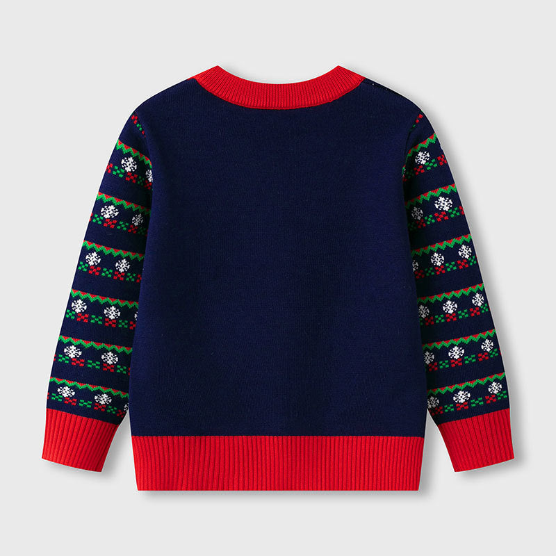 Christmas Baby Sweater Santa Tree Knit Holiday Outfit