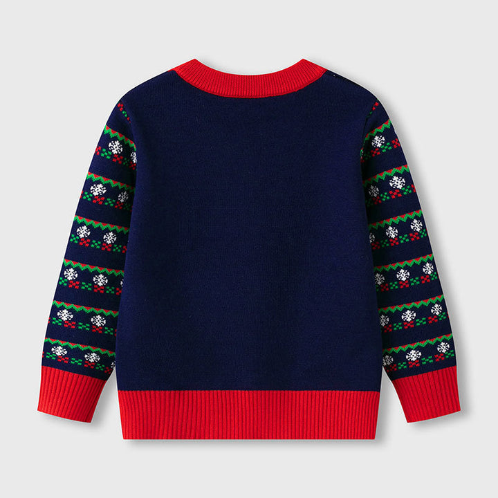 Christmas Baby Sweater Santa Tree Knit Holiday Outfit