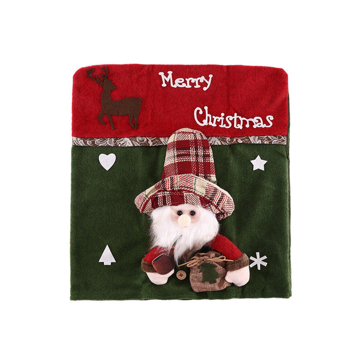 Christmas Chair Back Covers - Instant Holiday Table Charm