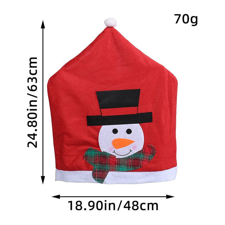 Christmas Chair Cover for Cheerful Holiday Dining Spaces