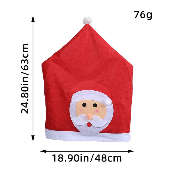 Christmas Chair Cover for Cheerful Holiday Dining Spaces