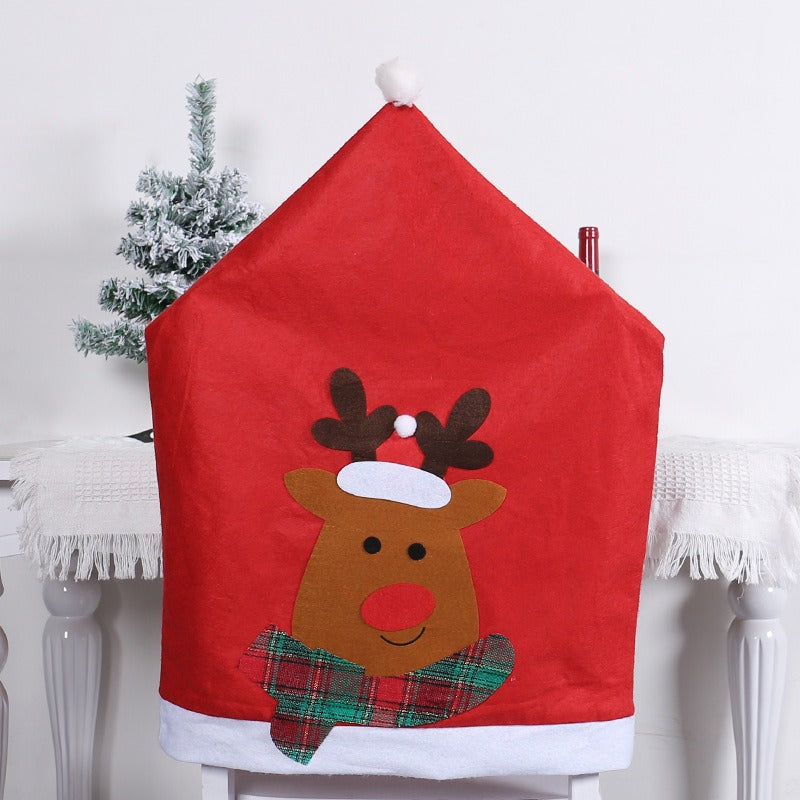 Christmas Chair Cover for Cheerful Holiday Dining Spaces