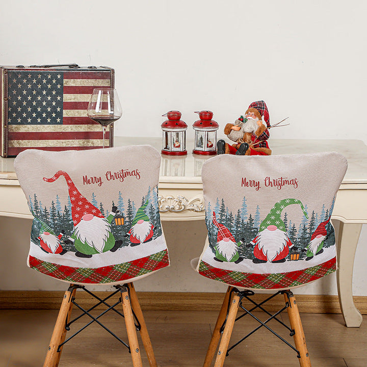 Christmas Chair Covers for Coordinated Holiday Dining
