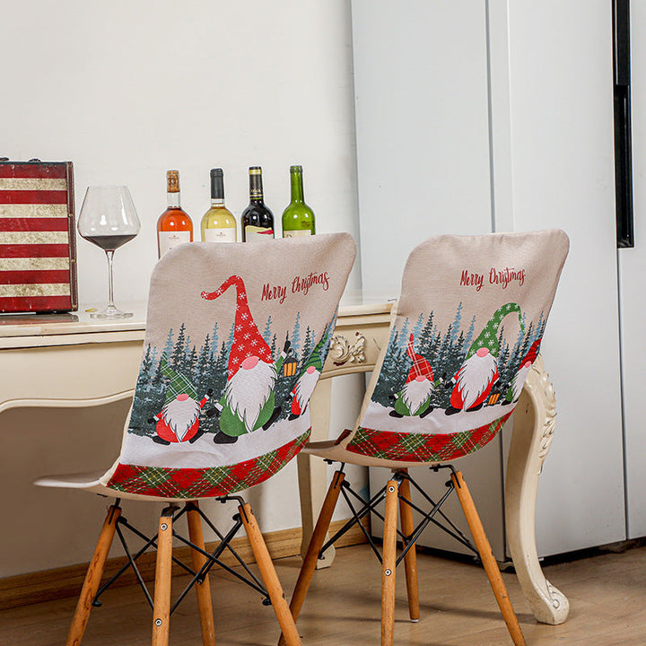 Christmas Chair Covers for Coordinated Holiday Dining