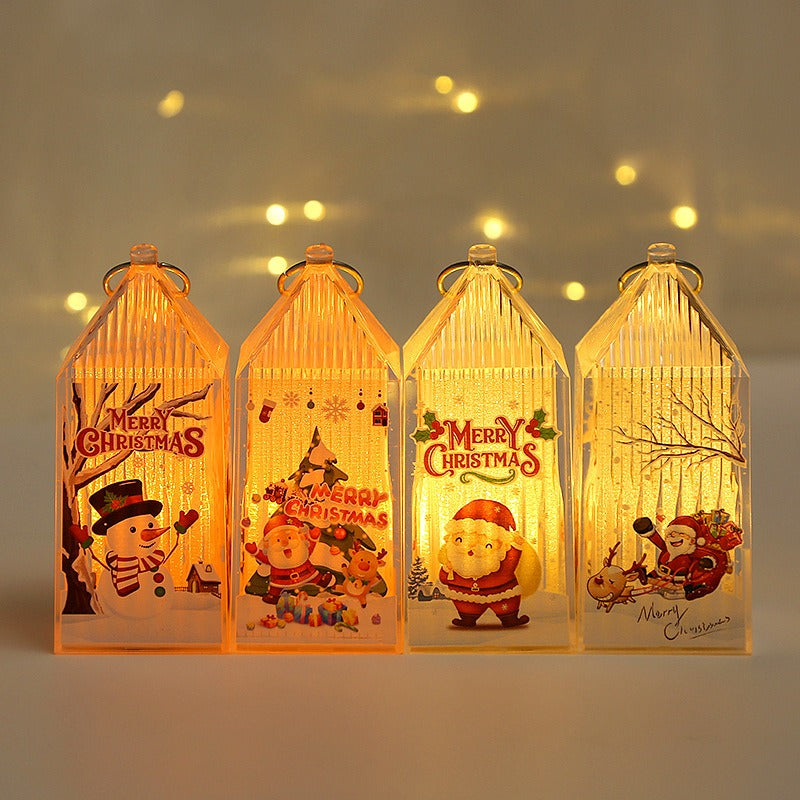 Christmas Lantern Night Light for Cozy Holiday Decor