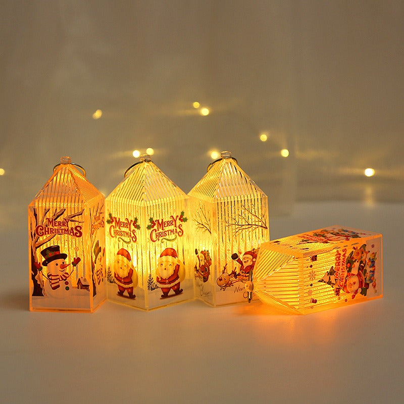 Christmas Lantern Night Light for Cozy Holiday Decor