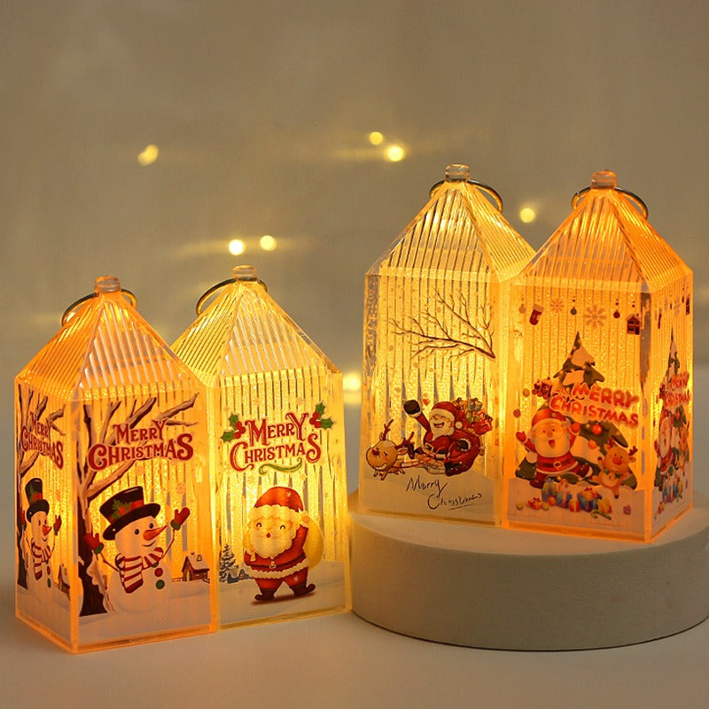 Christmas Lantern Night Light for Cozy Holiday Decor
