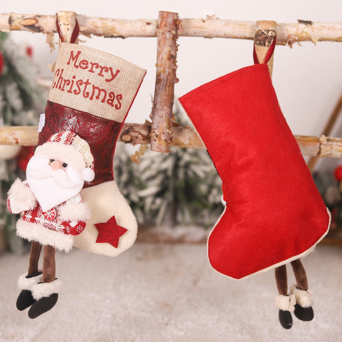 Christmas Character Stockings for Playful Gift Giving