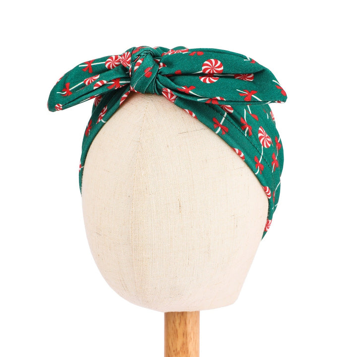 Christmas Baby Headband With Festive Oversized Bow
