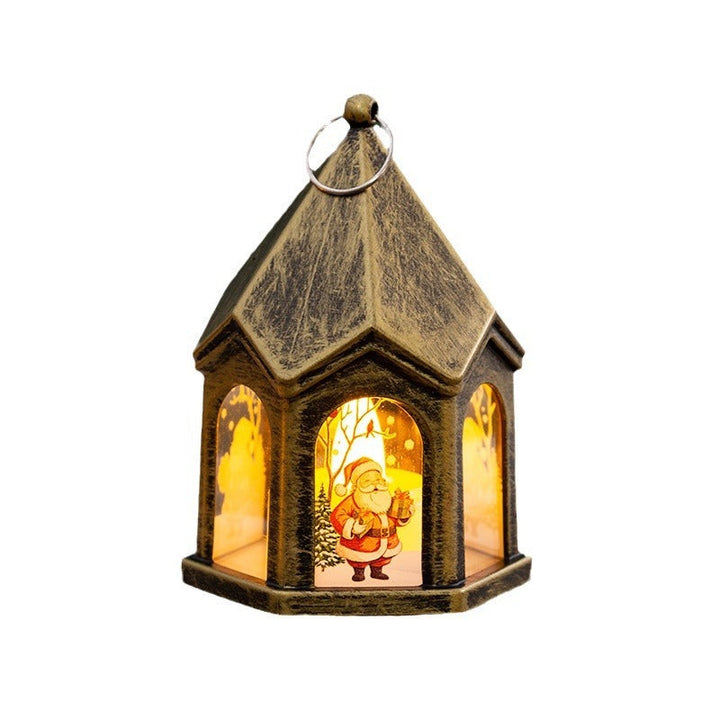 Christmas Lantern Night Light With Warm Holiday Glow
