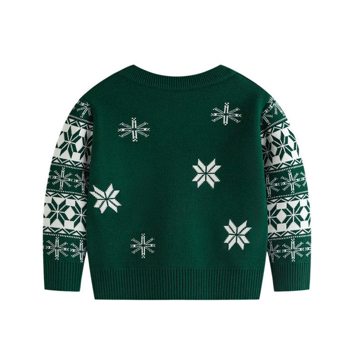 Christmas Children's Sweater - Festive Reindeer Knit