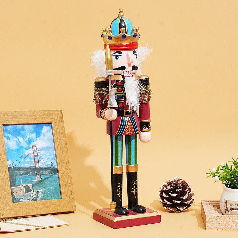 Wooden Nutcracker Doll for Classic Christmas Decor