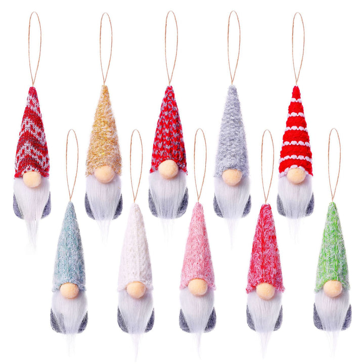 Wool Gnome Christmas Ornaments for Cozy Tree Decor
