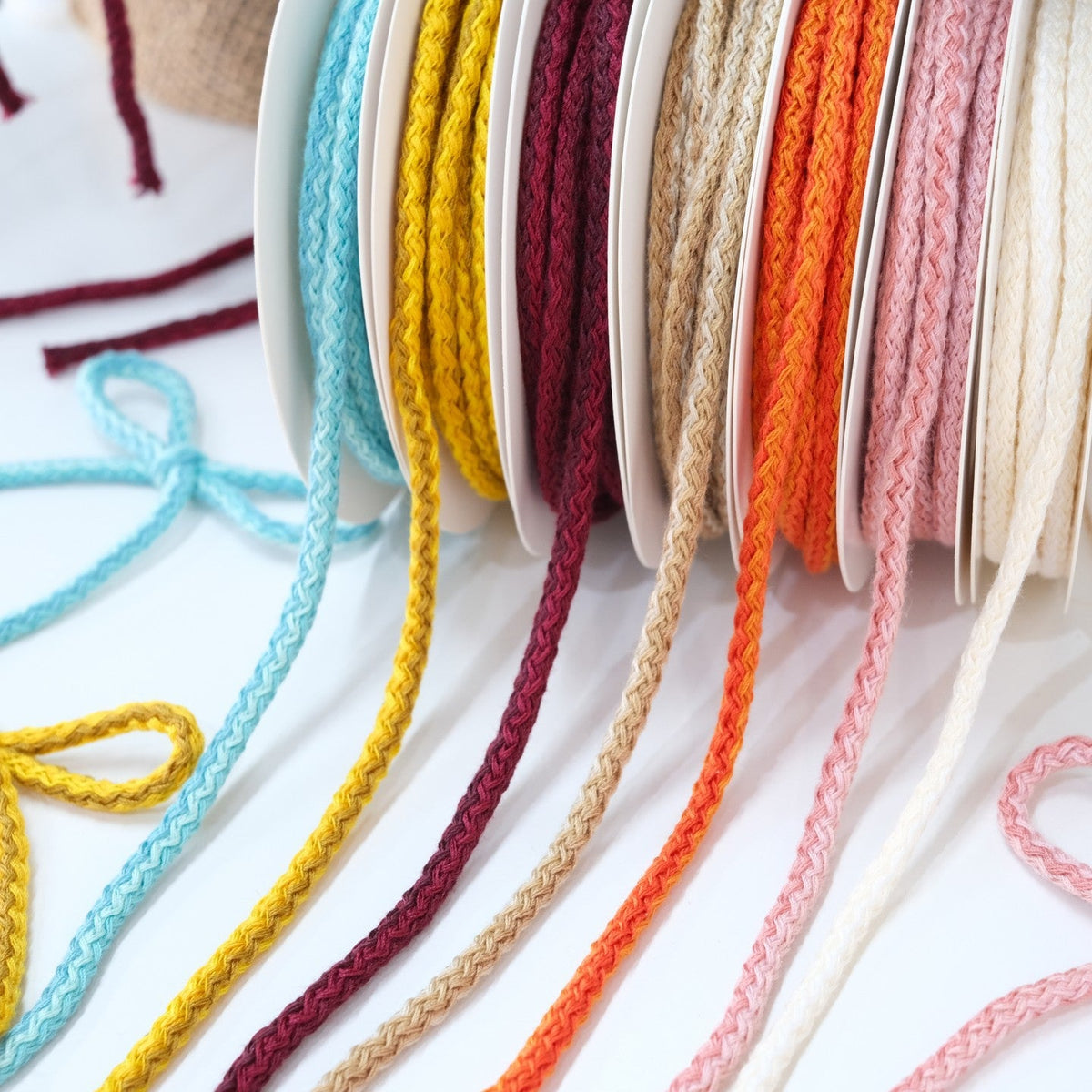 Cable Knit Christmas Ribbon for Textured Gift Bows