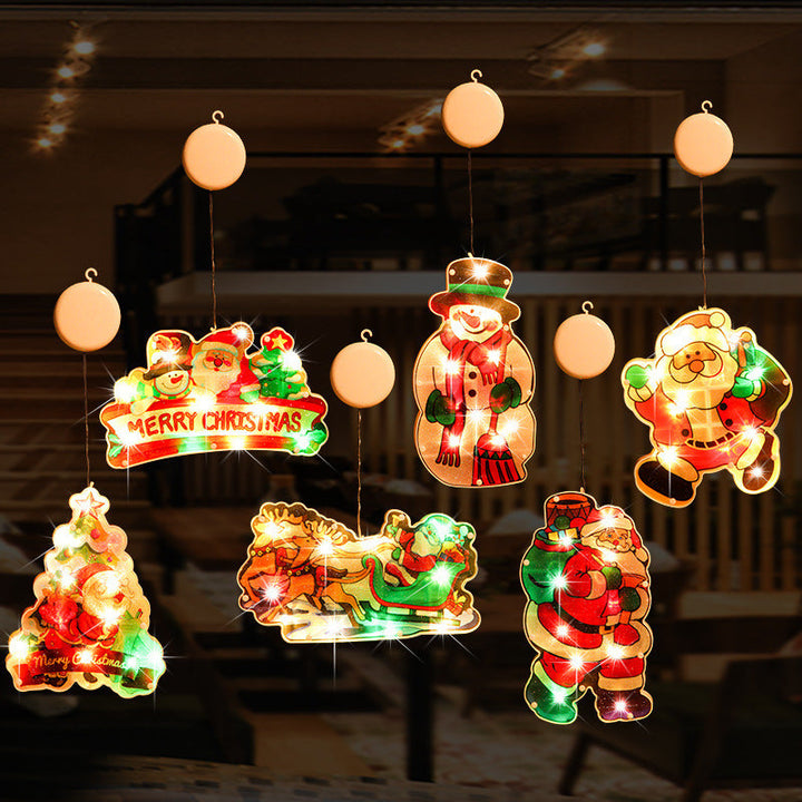 Christmas Window Lights – Colorful LED Holiday Decor