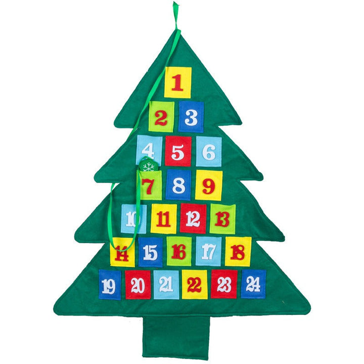 Christmas Countdown Calendar Felt Tree for Families