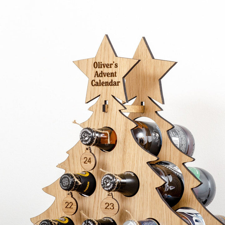 Christmas Advent Calendar Drink Display Rack Ornament