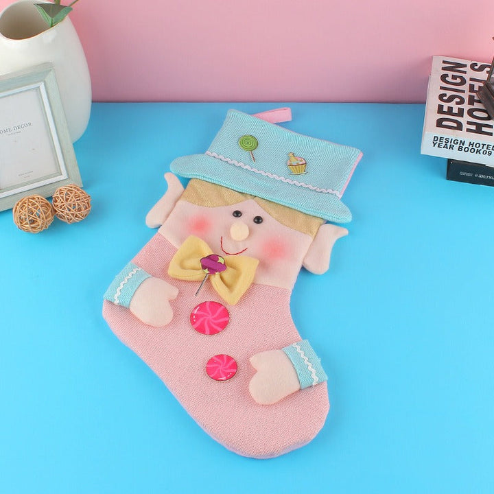 Christmas Character Stockings for Kids, 2-Piece Set