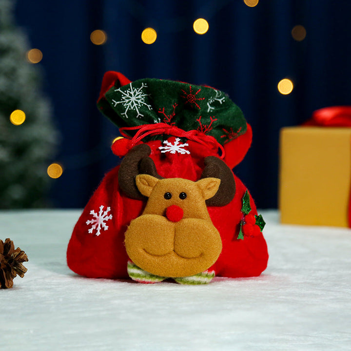 Christmas Gift Bag for Kids | Reusable Candy Pouch Holder