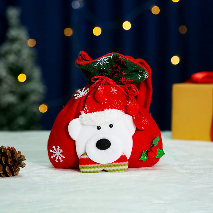Christmas Gift Bag for Kids | Reusable Candy Pouch Holder