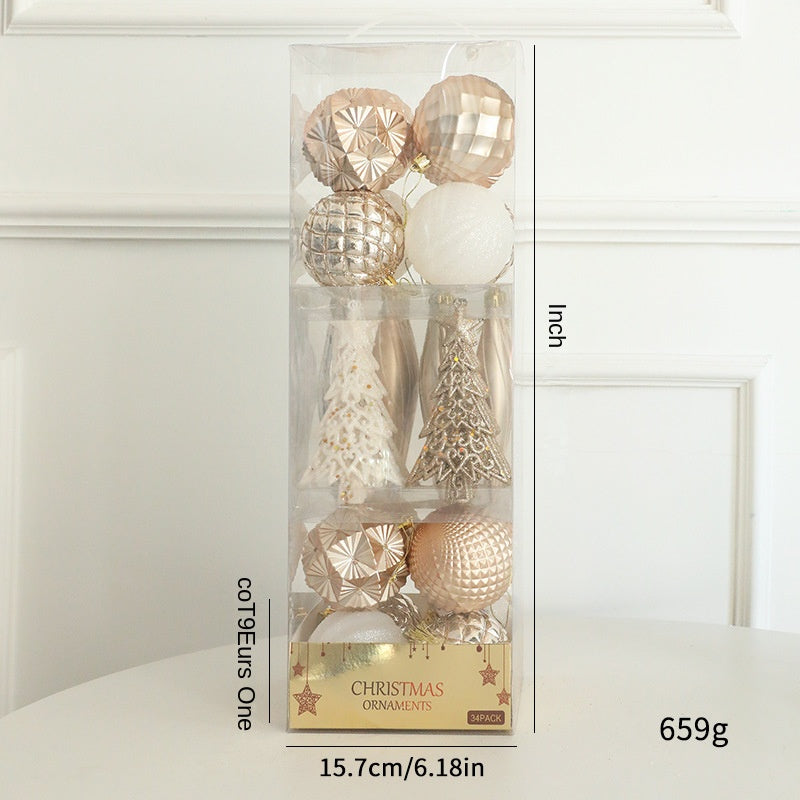 Christmas Ornaments Set for a Layered Tree Display